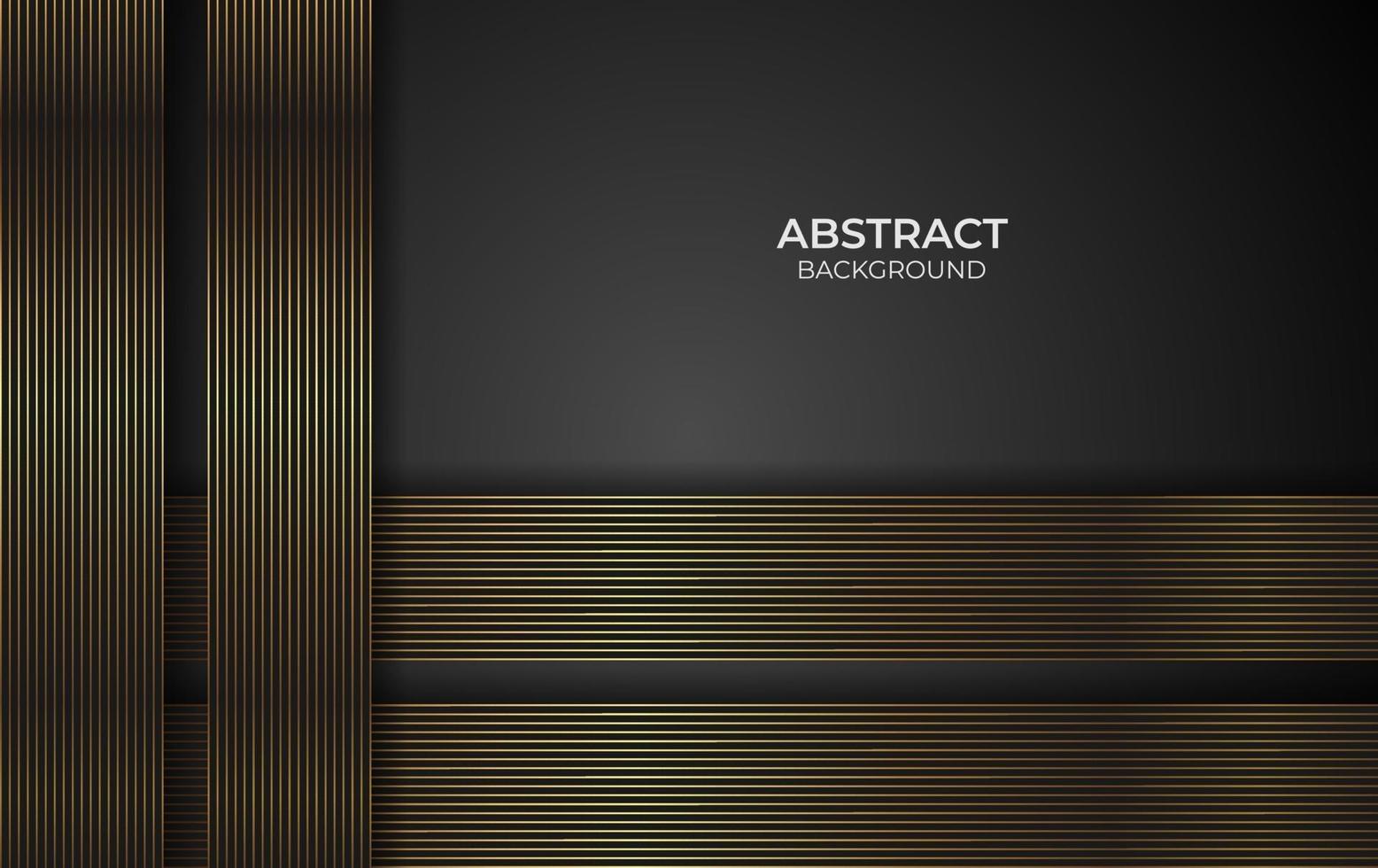 Design gold line background style vector