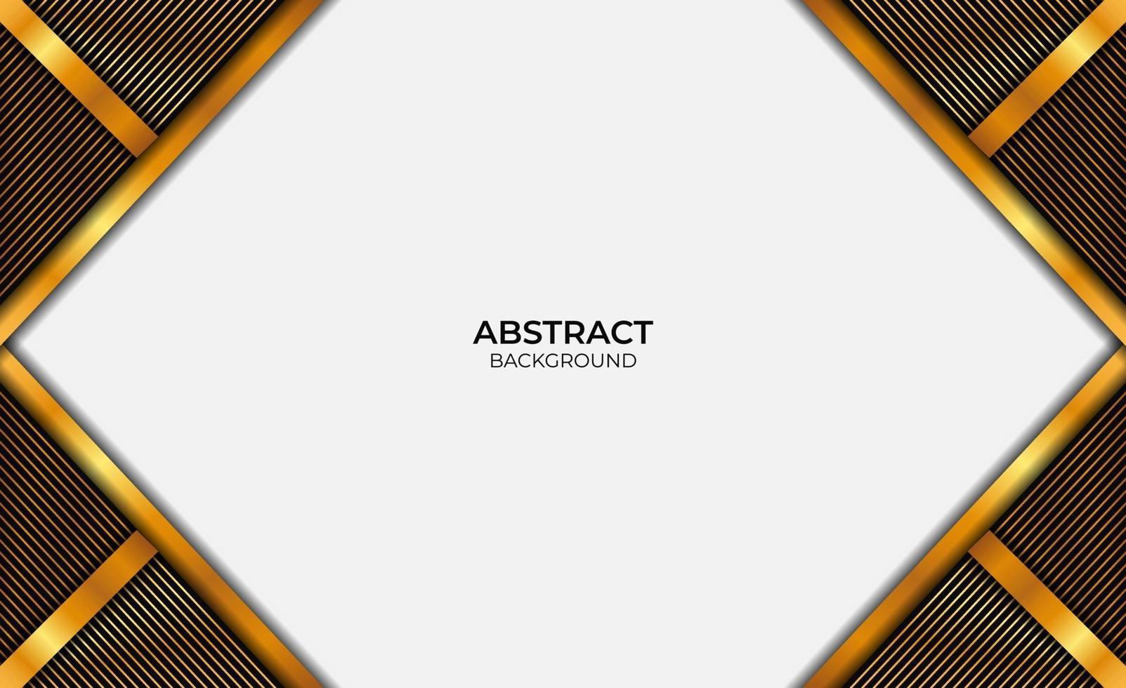 Luxury Abstract Design Gold And Black vector