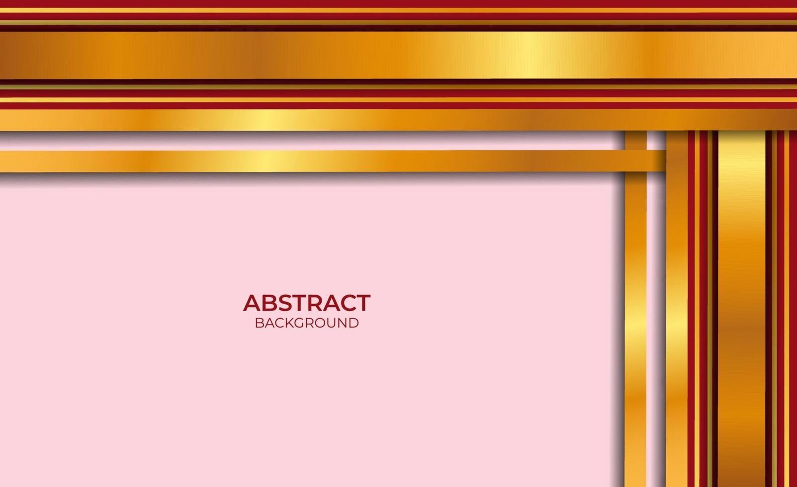 Background Red And Gold Abstract vector