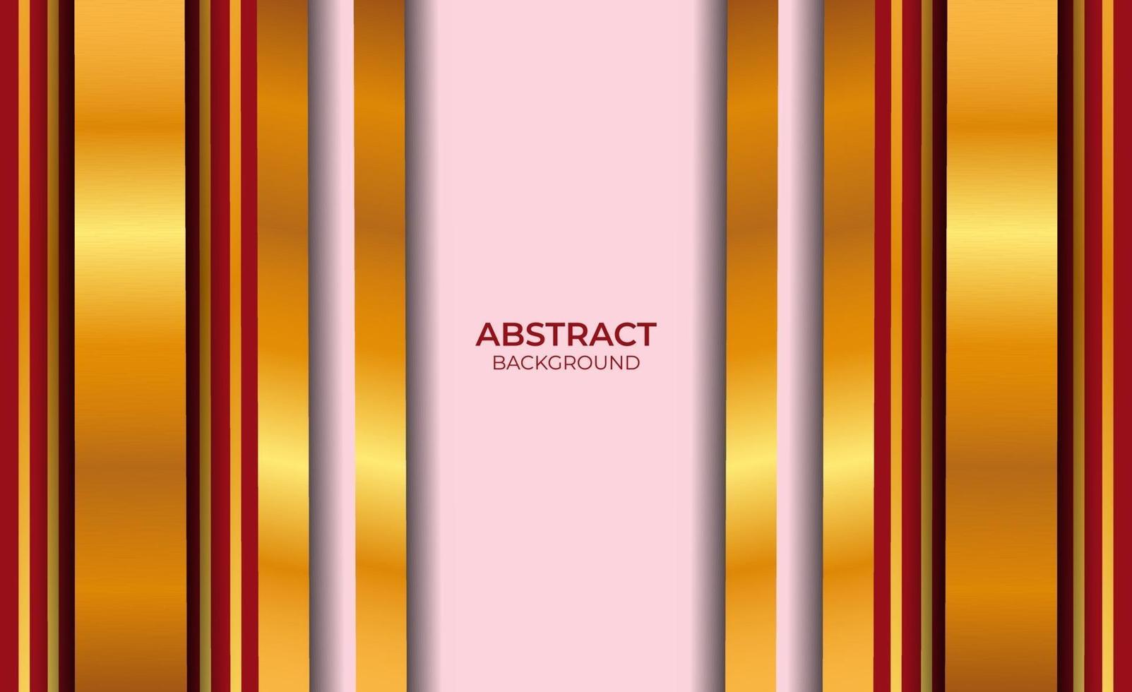 Abstract Red And Gold Design Background vector