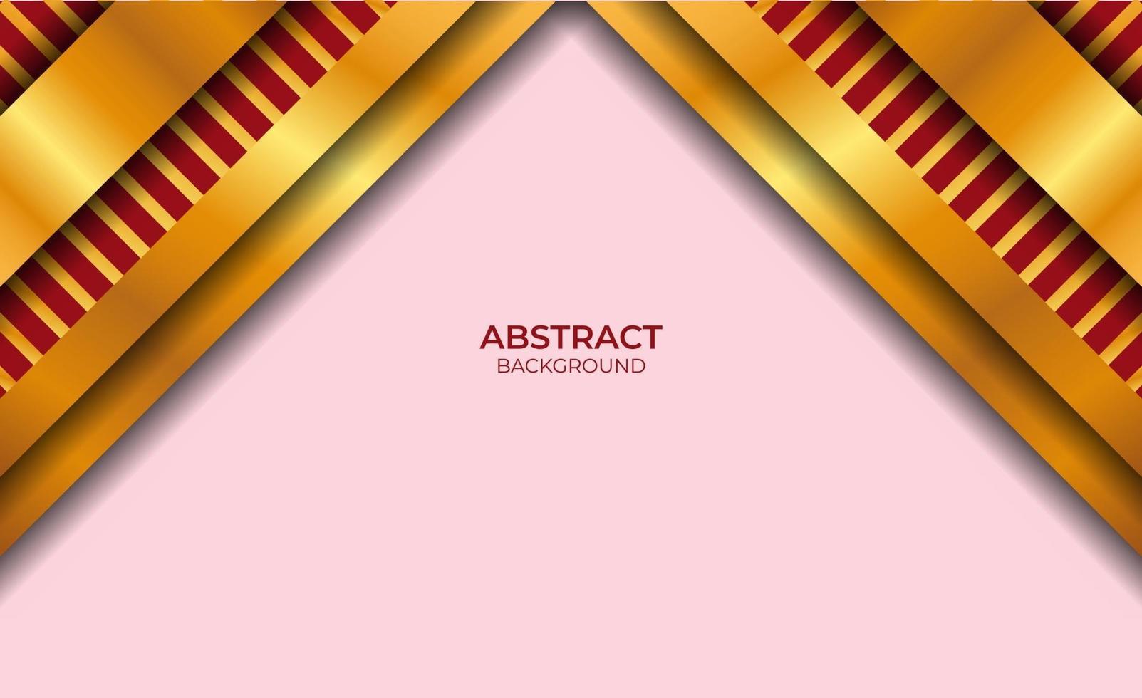 Background Design Red And Gold Abstract vector