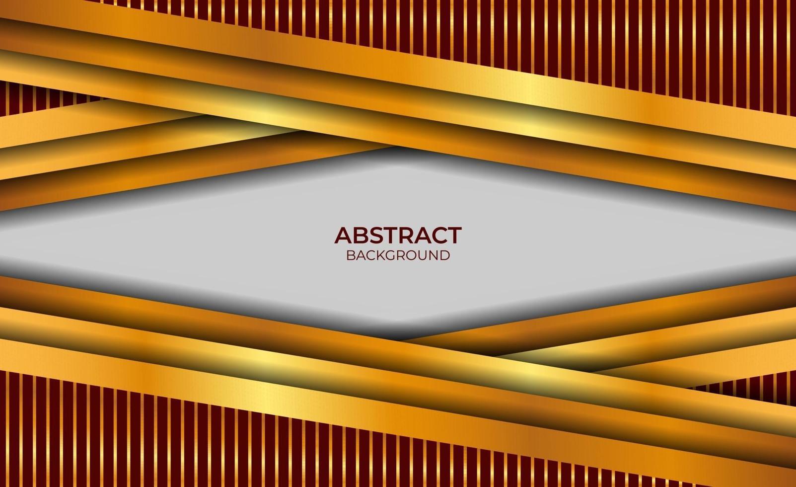 Design Luxury Style Red And Gold Background vector