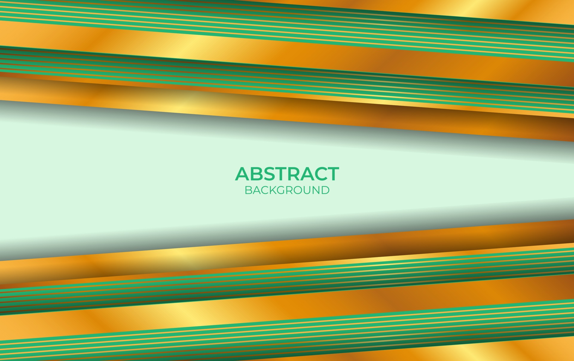 Green And Gold Background Design