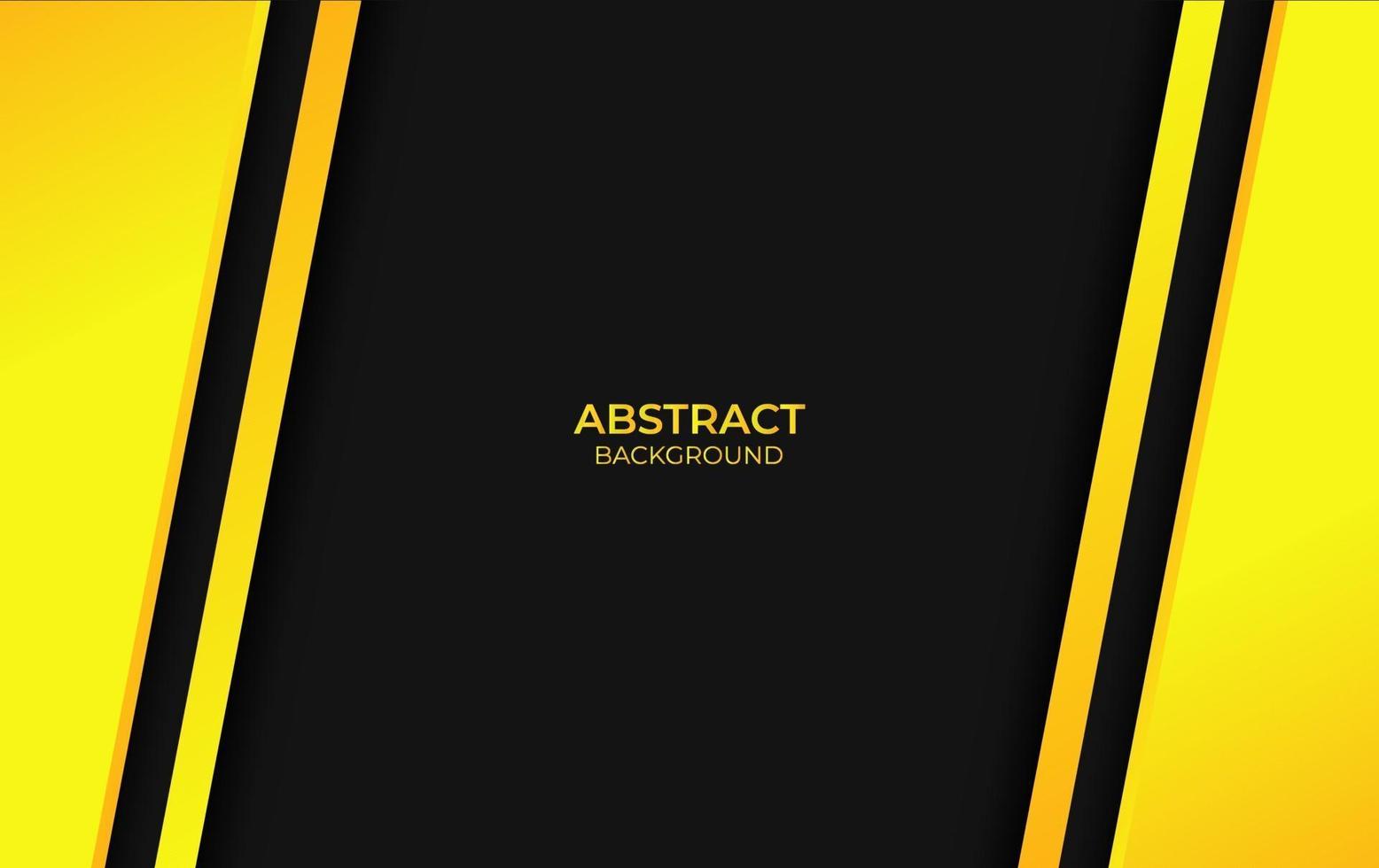 Background Abstract Yellow And Black vector