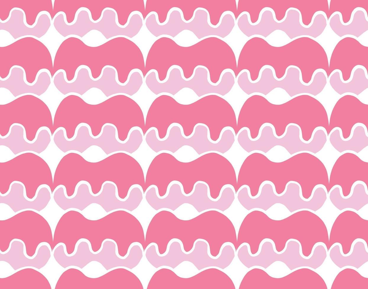 Vector texture background, seamless pattern. Hand drawn, pink, white colors.