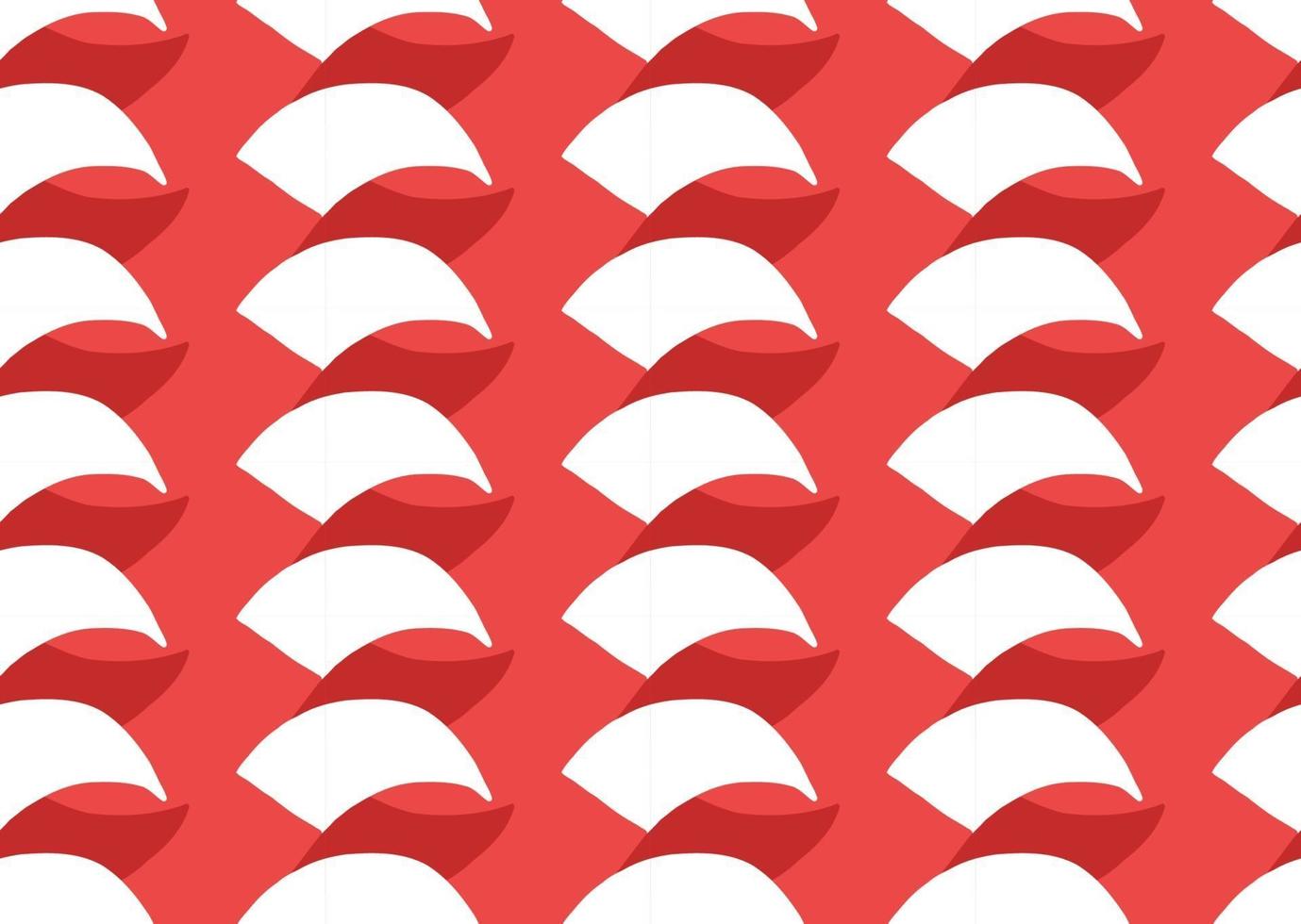 Vector texture background, seamless pattern. Hand drawn, red, white colors.
