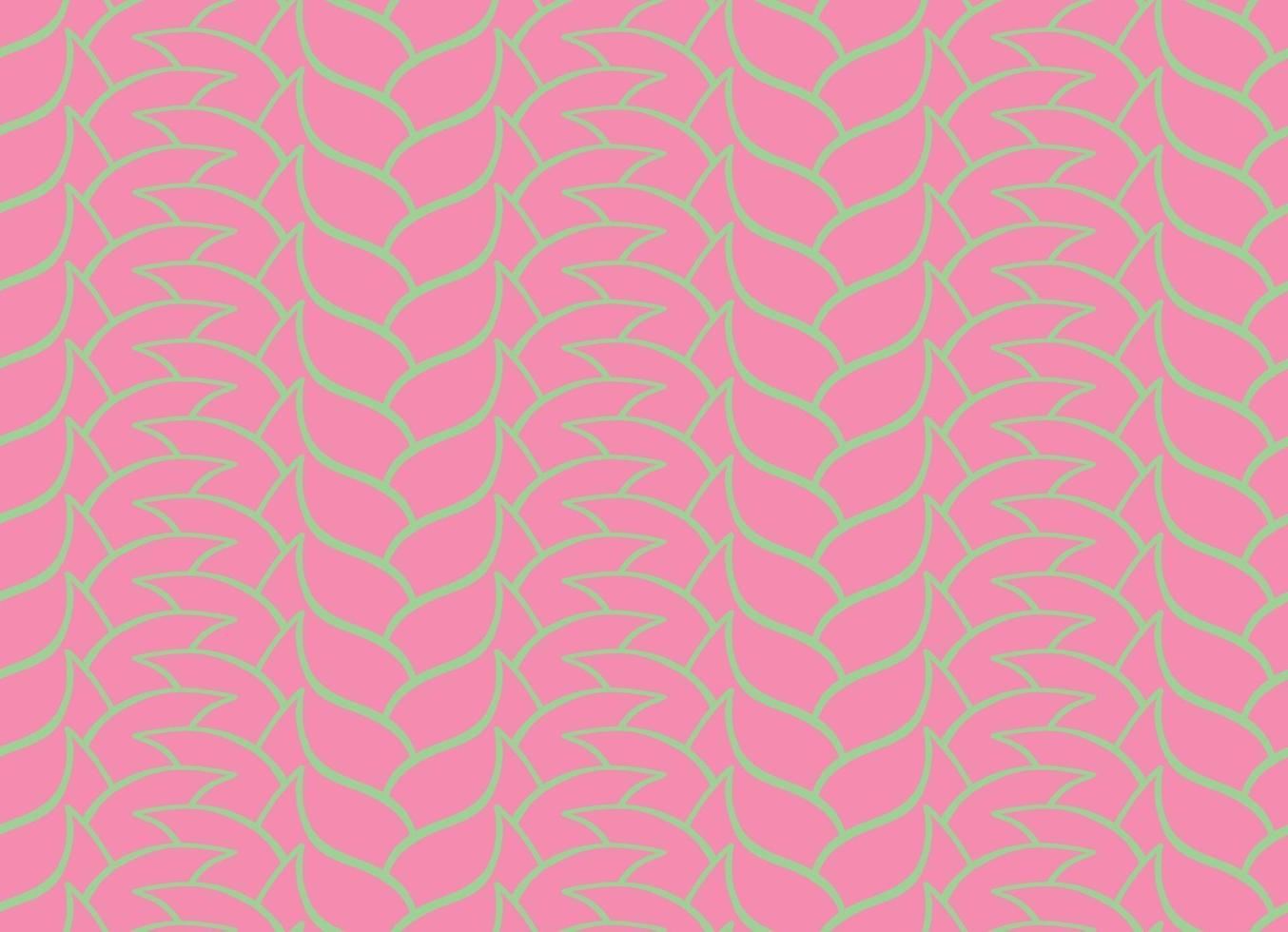 Vector texture background, seamless pattern. Hand drawn, pink, green colors.