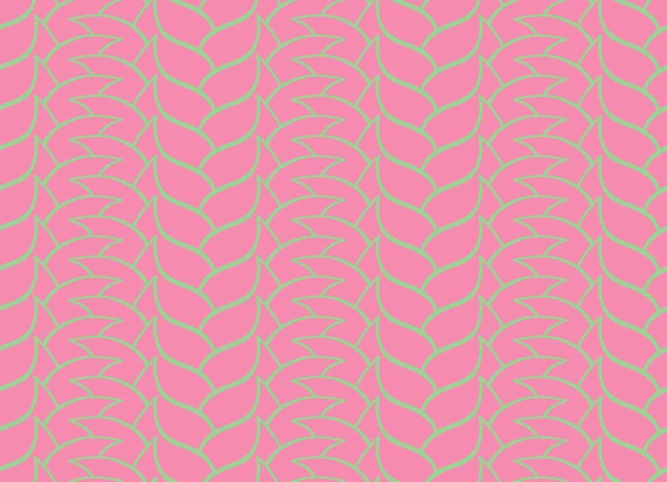 Vector texture background, seamless pattern. Hand drawn, pink, green colors.