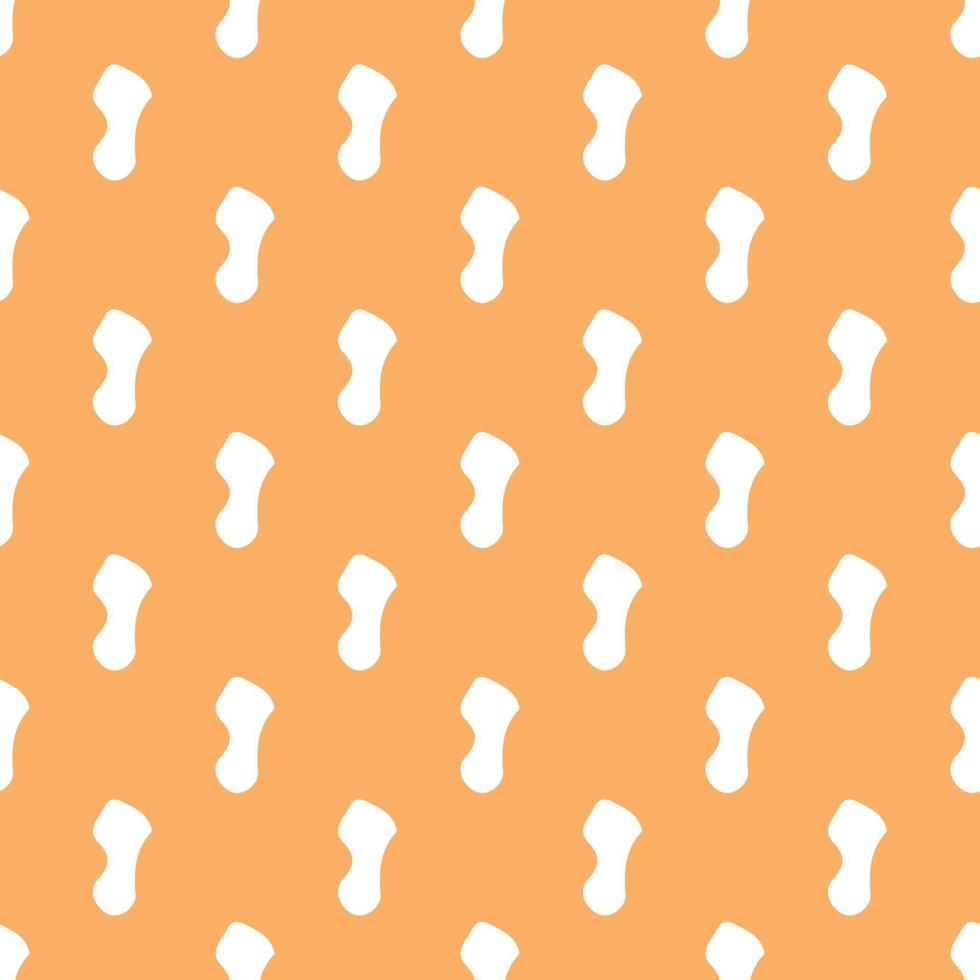 Vector seamless texture background pattern. Hand drawn, orange, white colors.