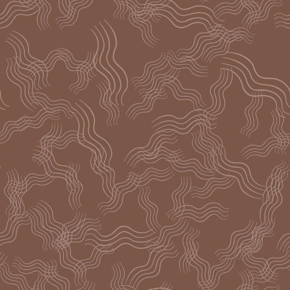 Vector seamless texture background pattern. Hand drawn, brown colors.