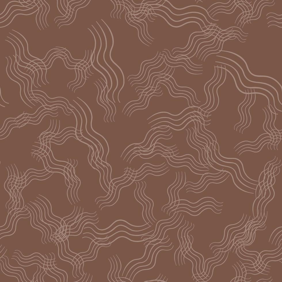 Vector seamless texture background pattern. Hand drawn, brown colors.