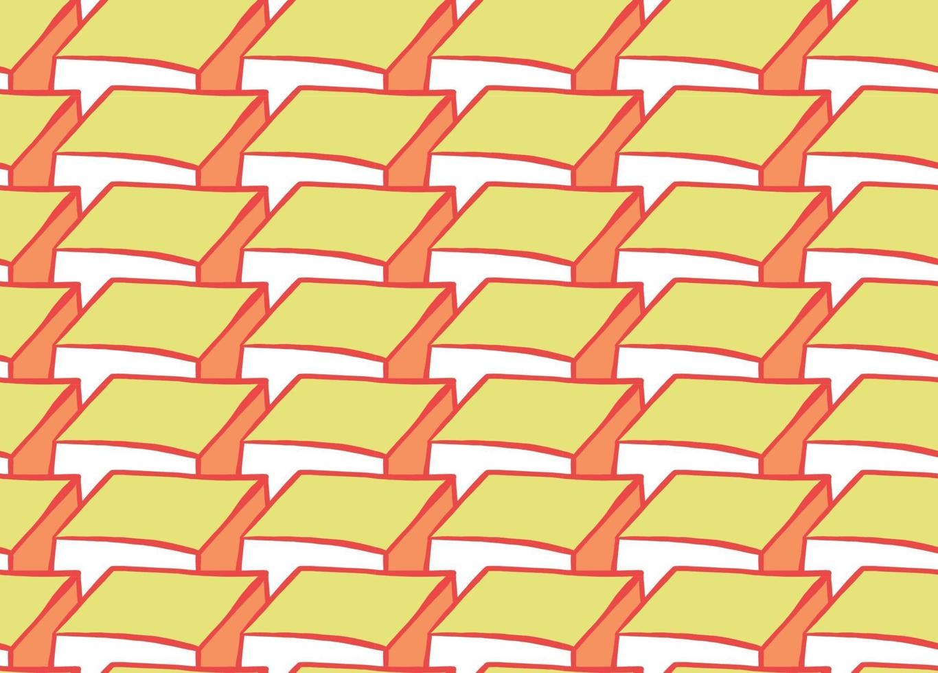 Vector texture background, seamless pattern. Hand drawn, orange, red, yellow, white colors.