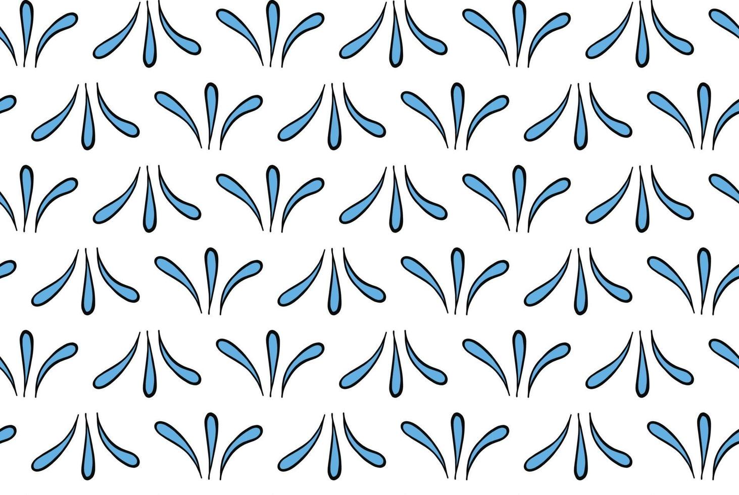 Fondo de textura de vector, patrón sin costuras. dibujados a mano, azul, negro, colores blancos. vector