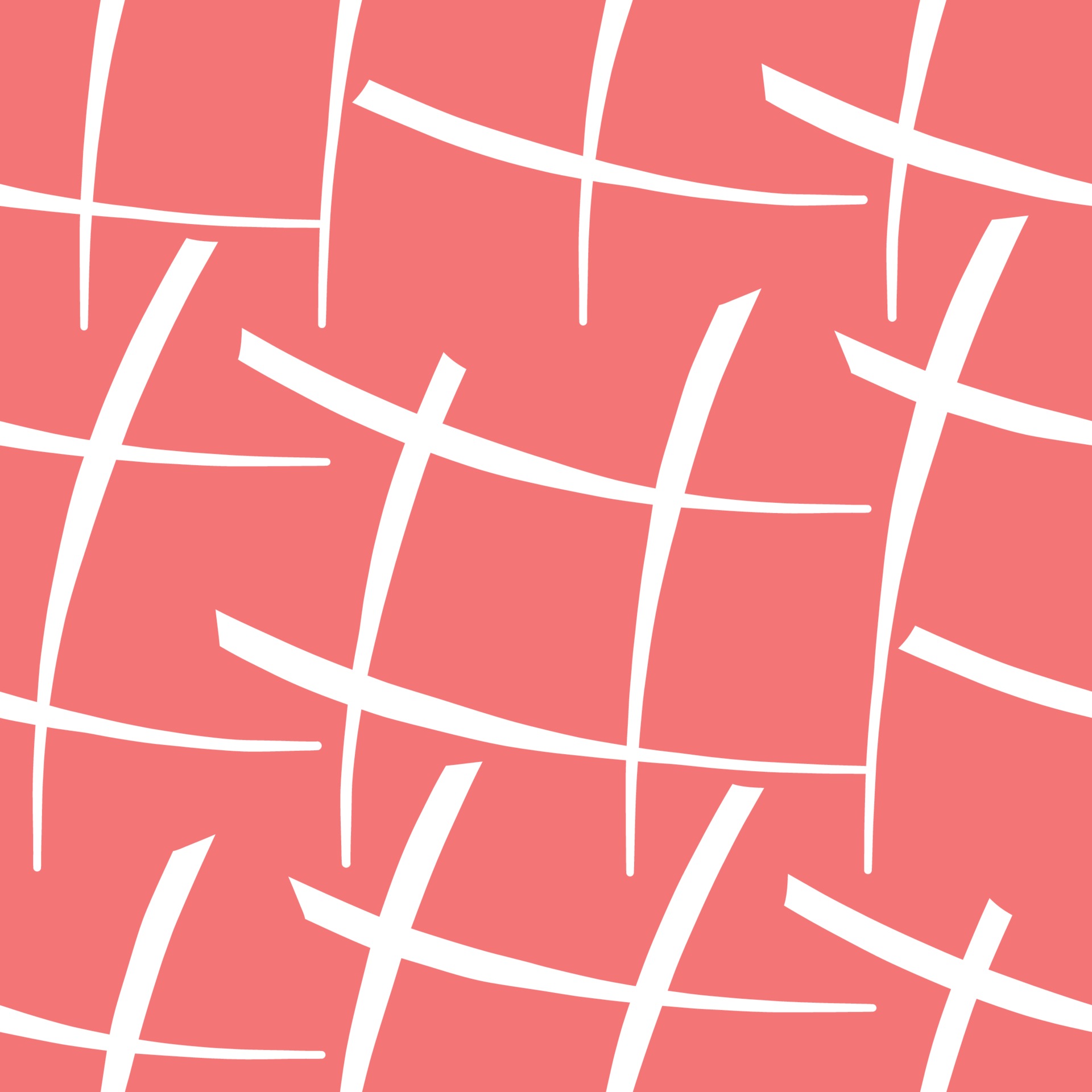 Vector seamless texture background pattern. Hand drawn, red, white