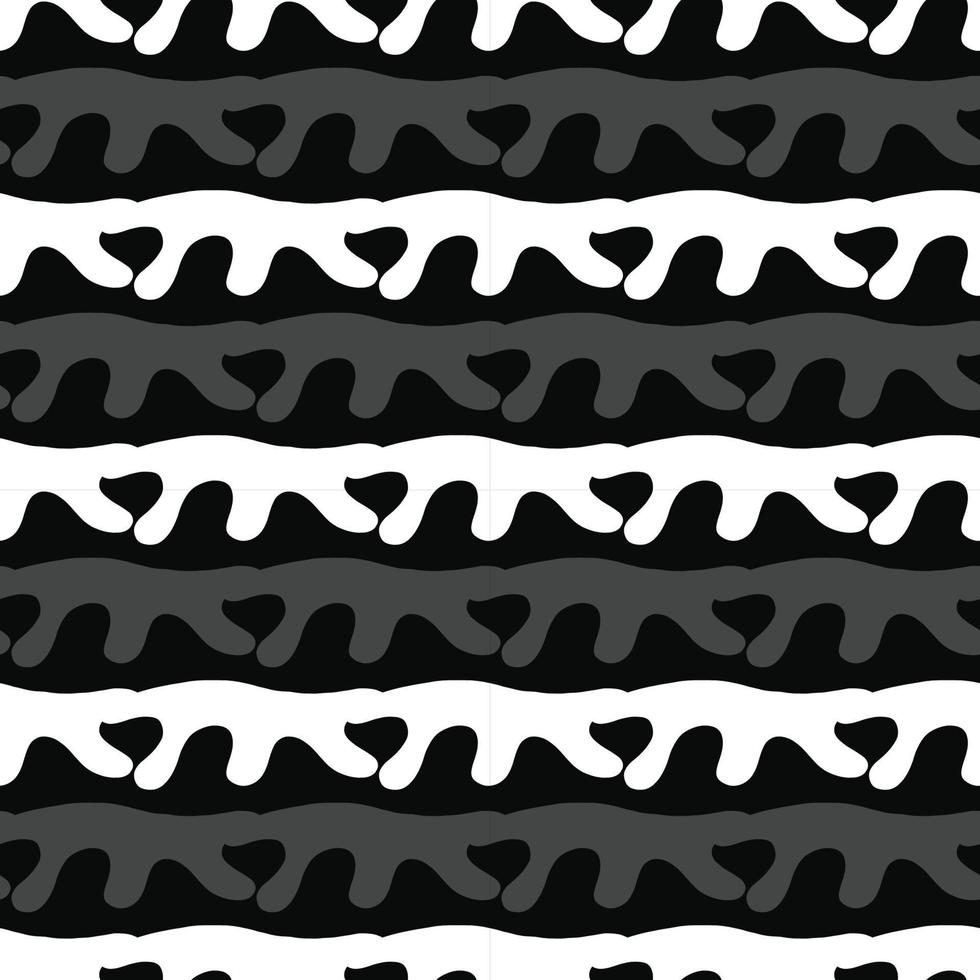 Vector seamless texture background pattern. Hand drawn, black, grey, white colors.