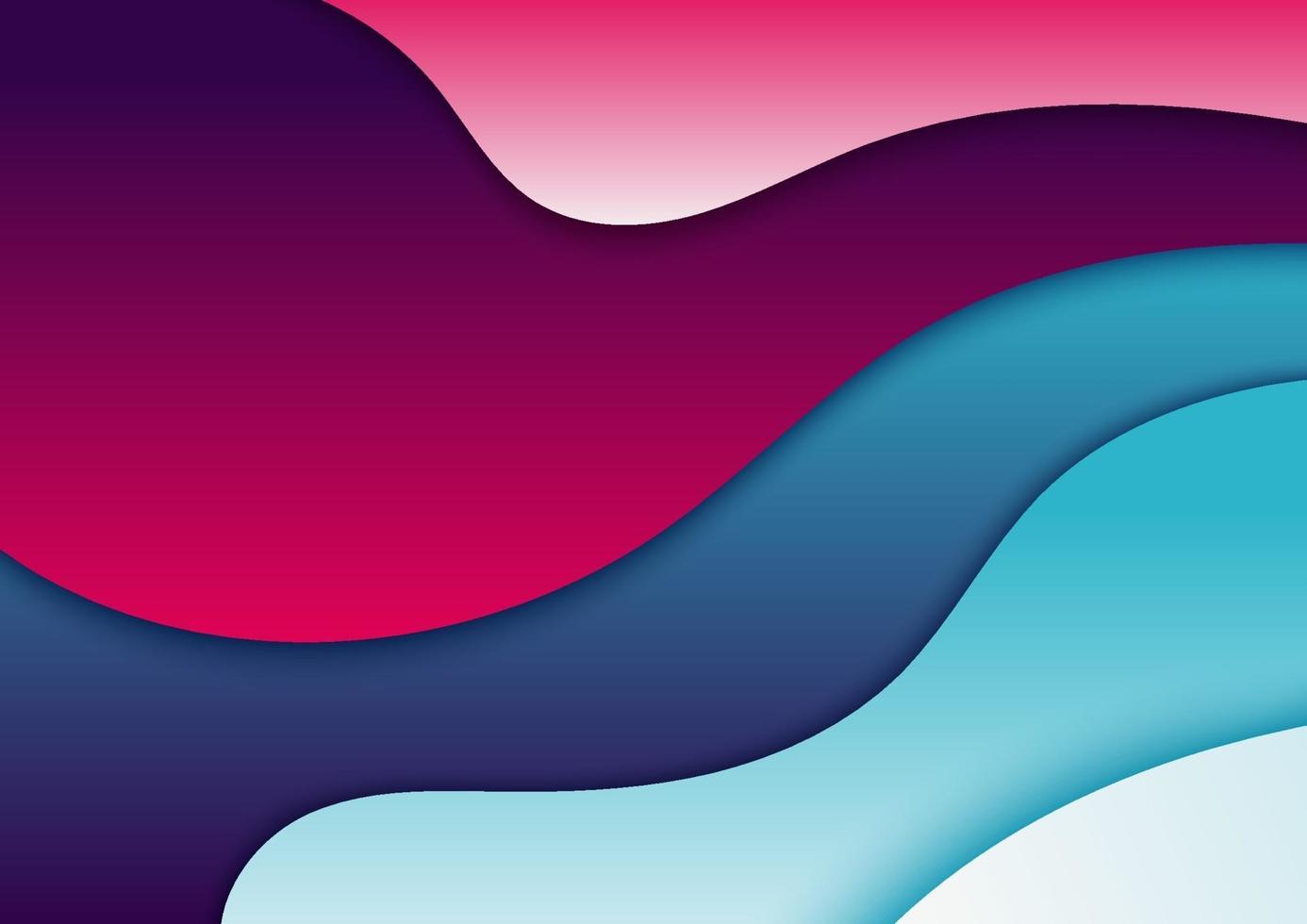 Abstract fluid gradient shapes trendy background vector