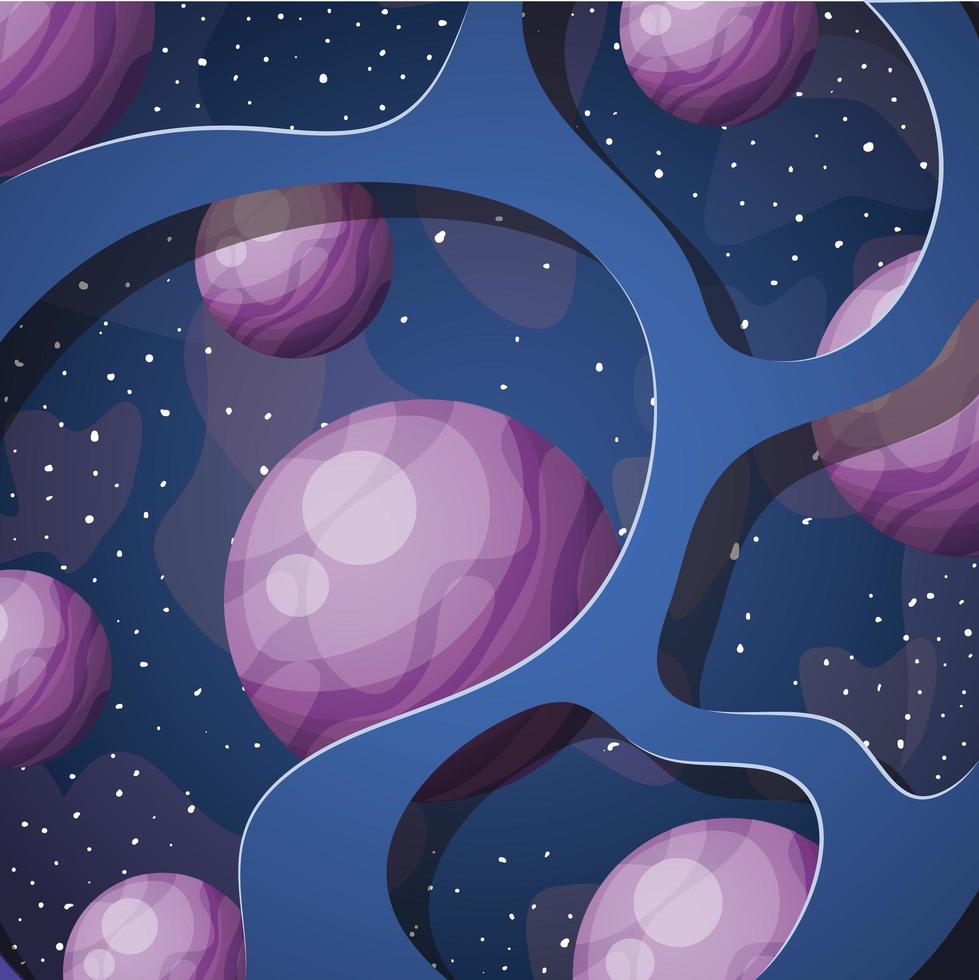 Solar system planets design vector illustration