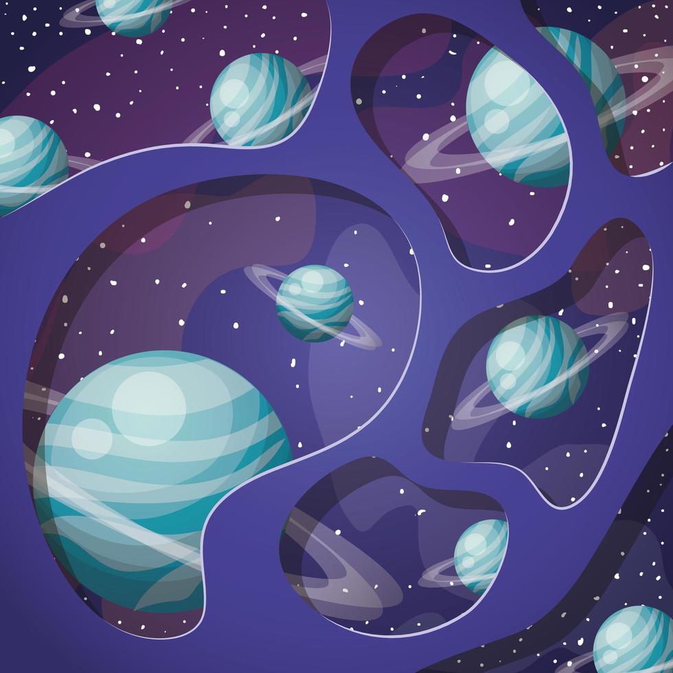 Solar system planets design vector illustration