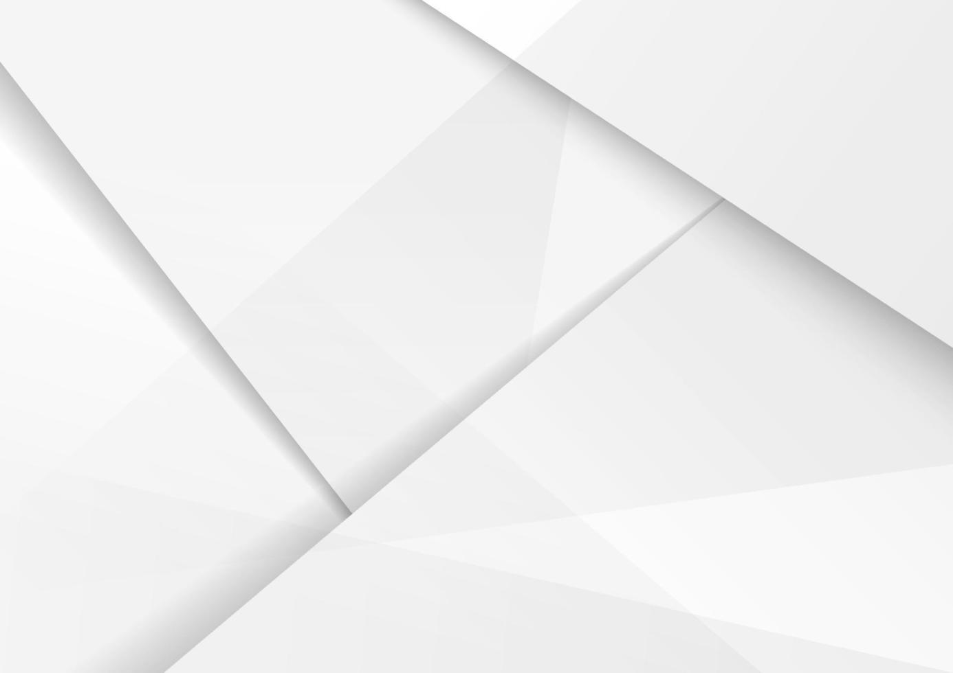 Abstract modern background design white and gray hi-tech polygonal corporate with shadow. vector