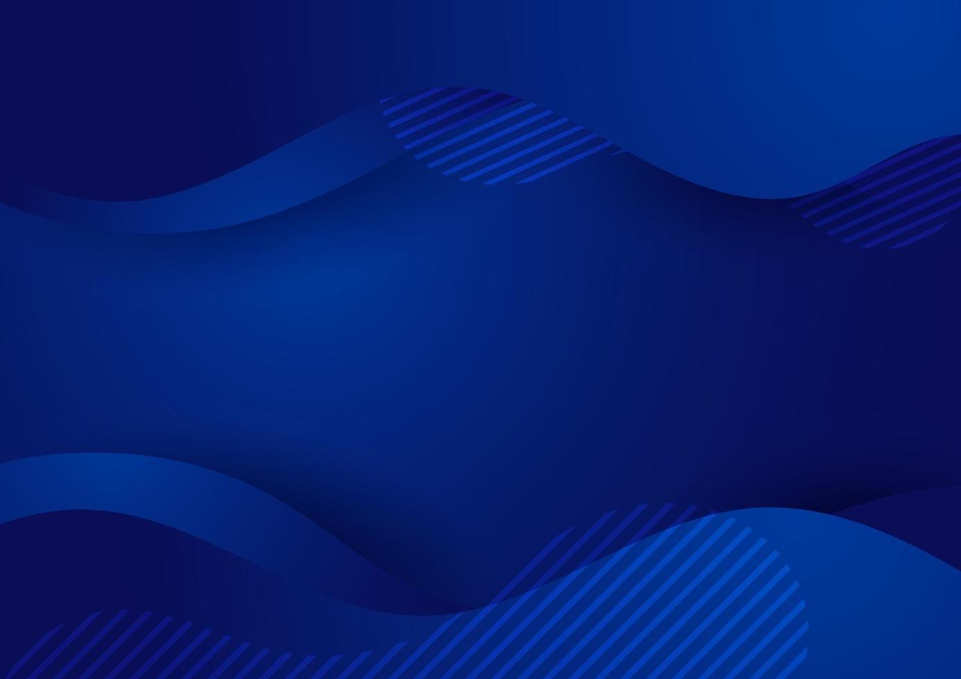 Abstract modern blue gradient liquid wave background vector