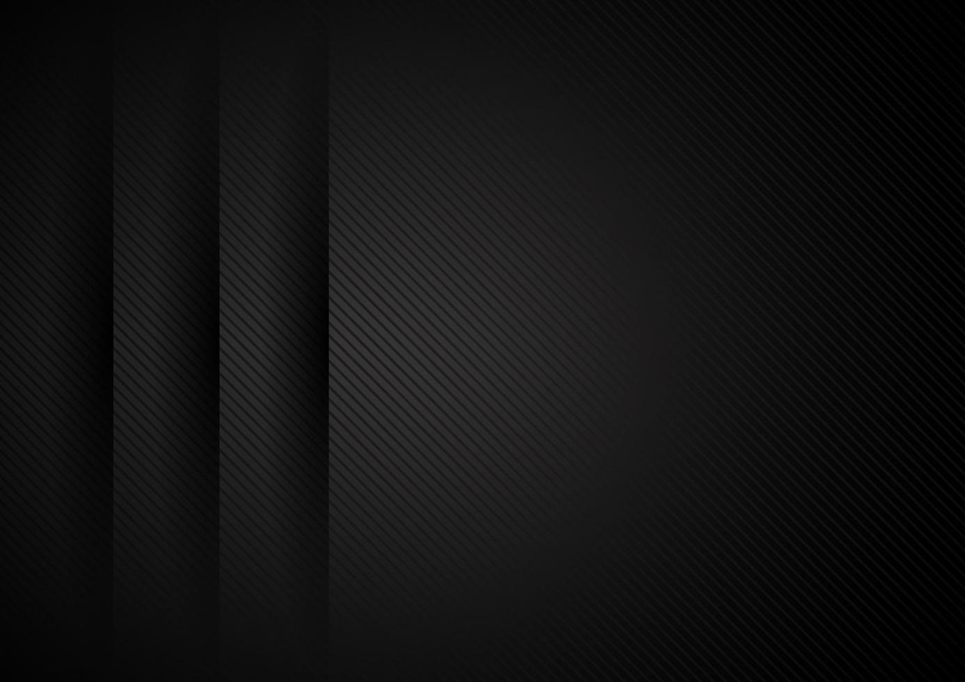 Abstract modern black paper layers overlap dimension background space for your text. vector