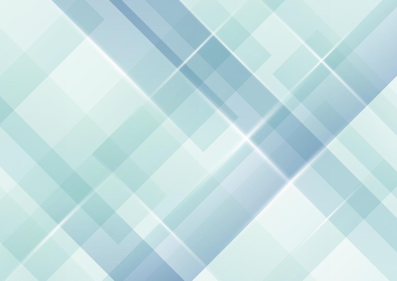 Fondo de patrón de superposición diagonal de rayas azul claro abstracto vector
