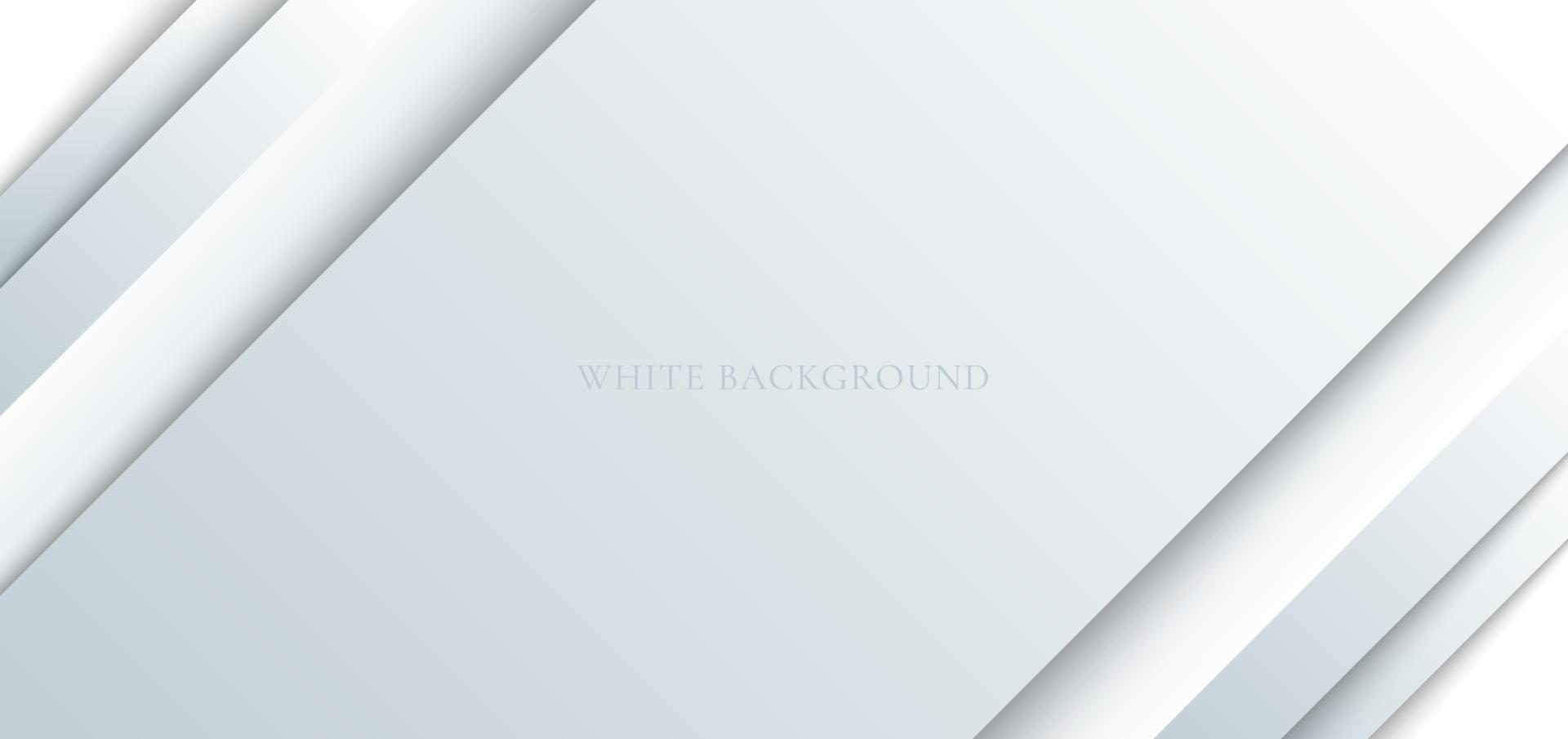 Abstract white and gray paper shine and layer element background vector