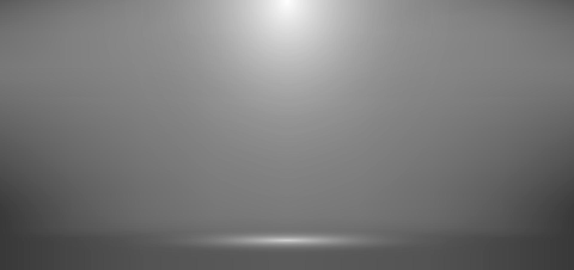 3D empty gray studio room background with spotlight on stage background. vector