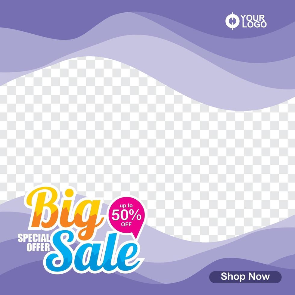 Modern Sale Banner. Eps 10 vector