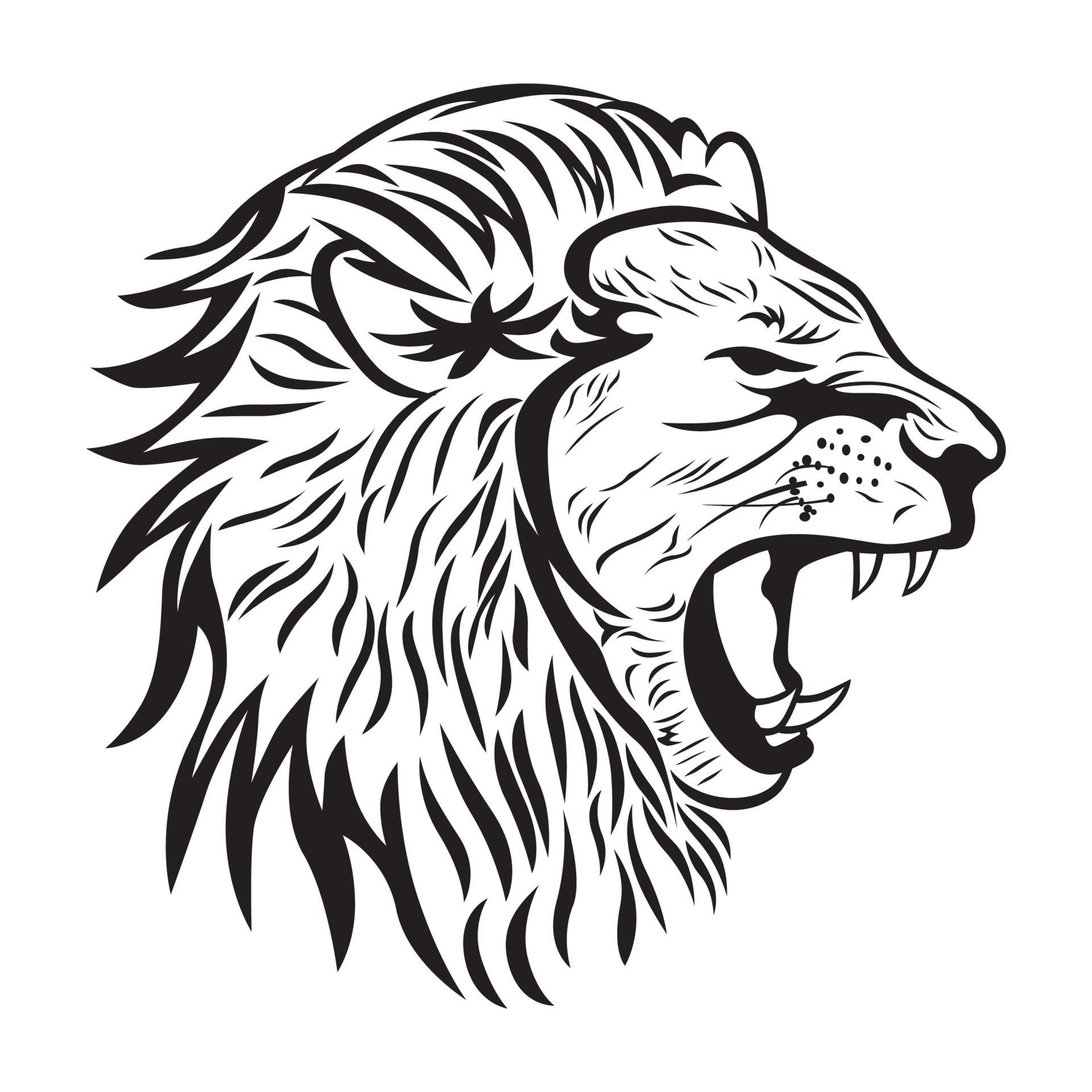 Lion Drawing PNG Transparent Images Free Download  Vector Files  Pngtree