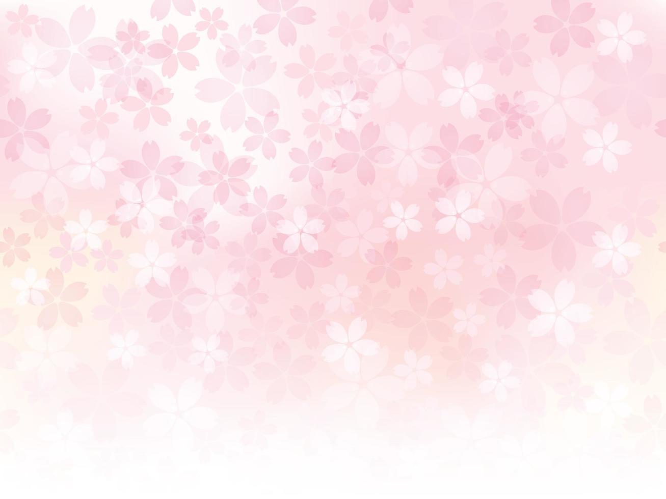Ilustración de fondo de vector transparente con flores de cerezo en plena  floración. repetible horizontal y verticalmente. 2071609 Vector en Vecteezy