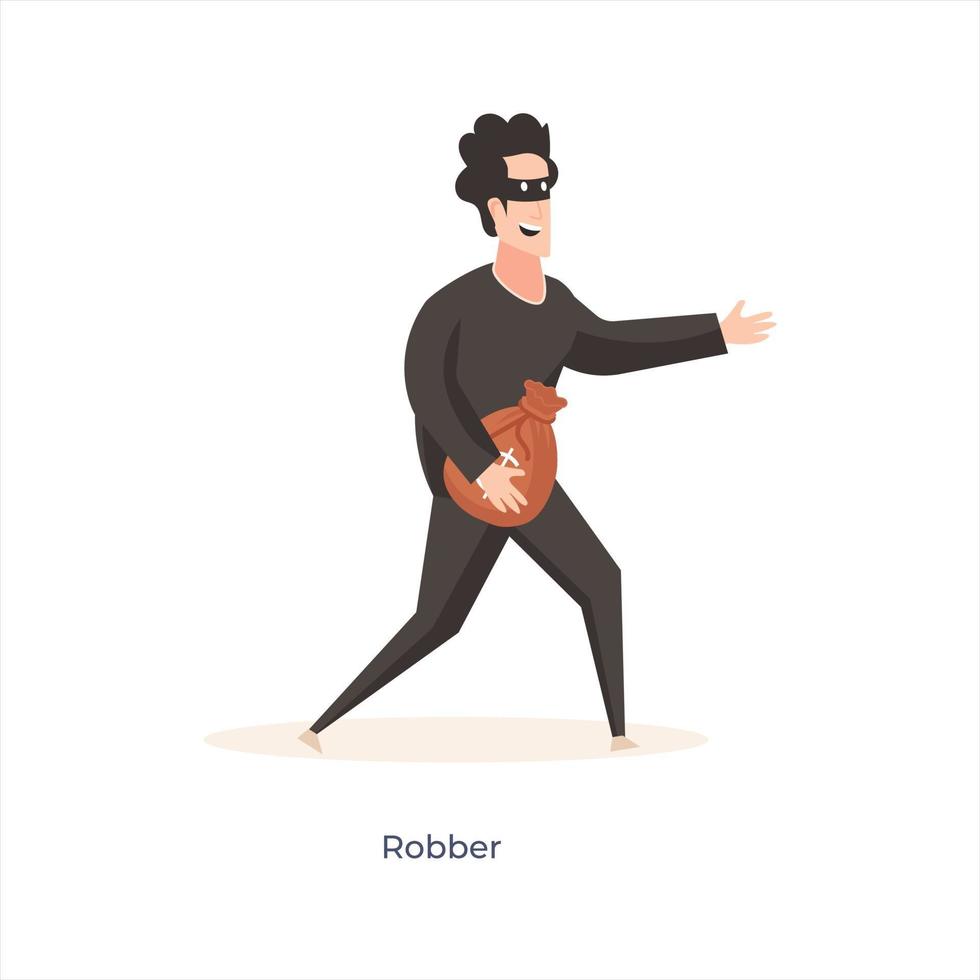 Robber or Thief Avatar vector