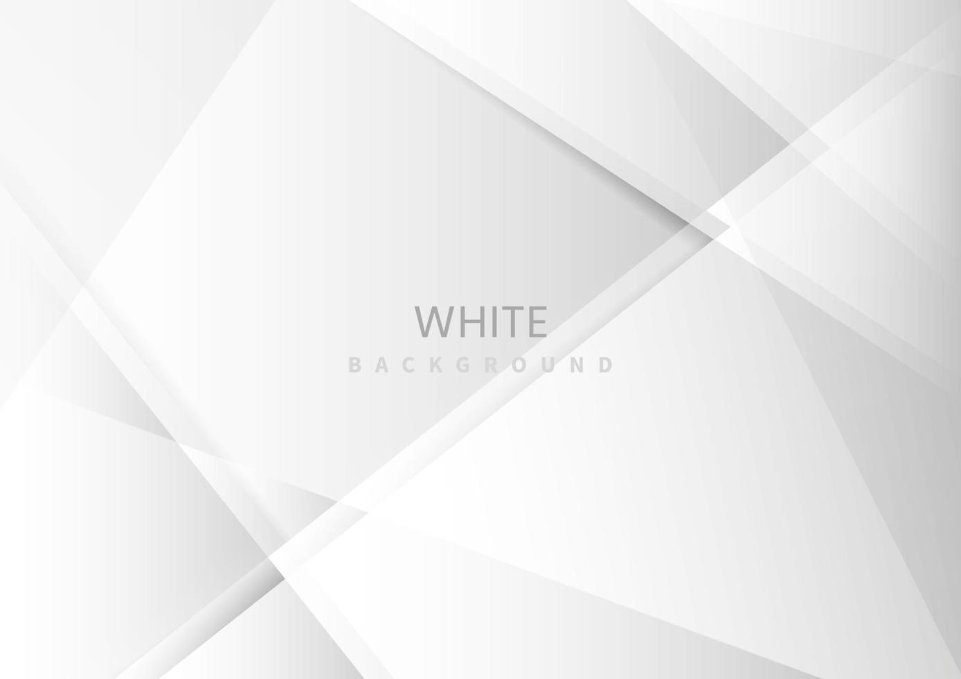 Abstract white and gray triangle overlapping layer background. Modern style. vector