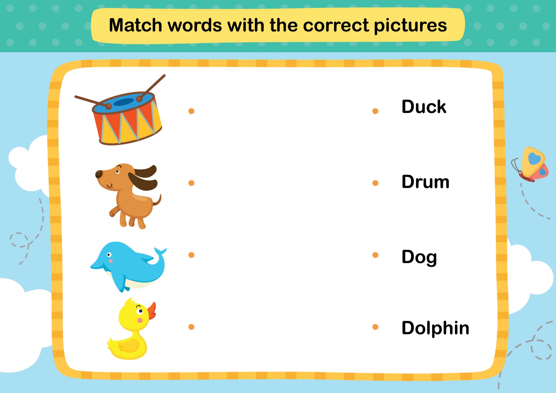 Match the words send