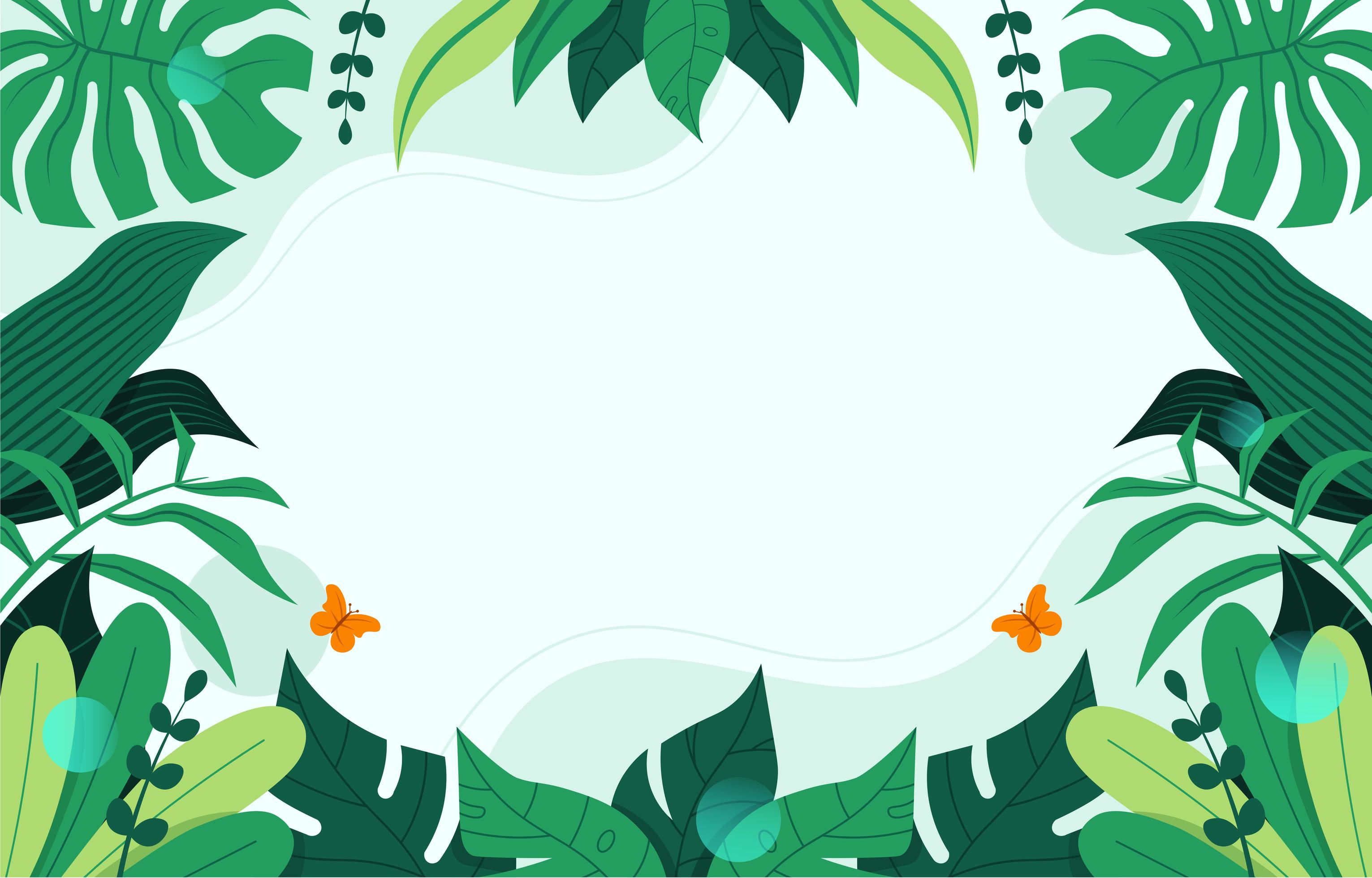 Tropical Leaves Background 2072009 Vector Art at Vecteezy