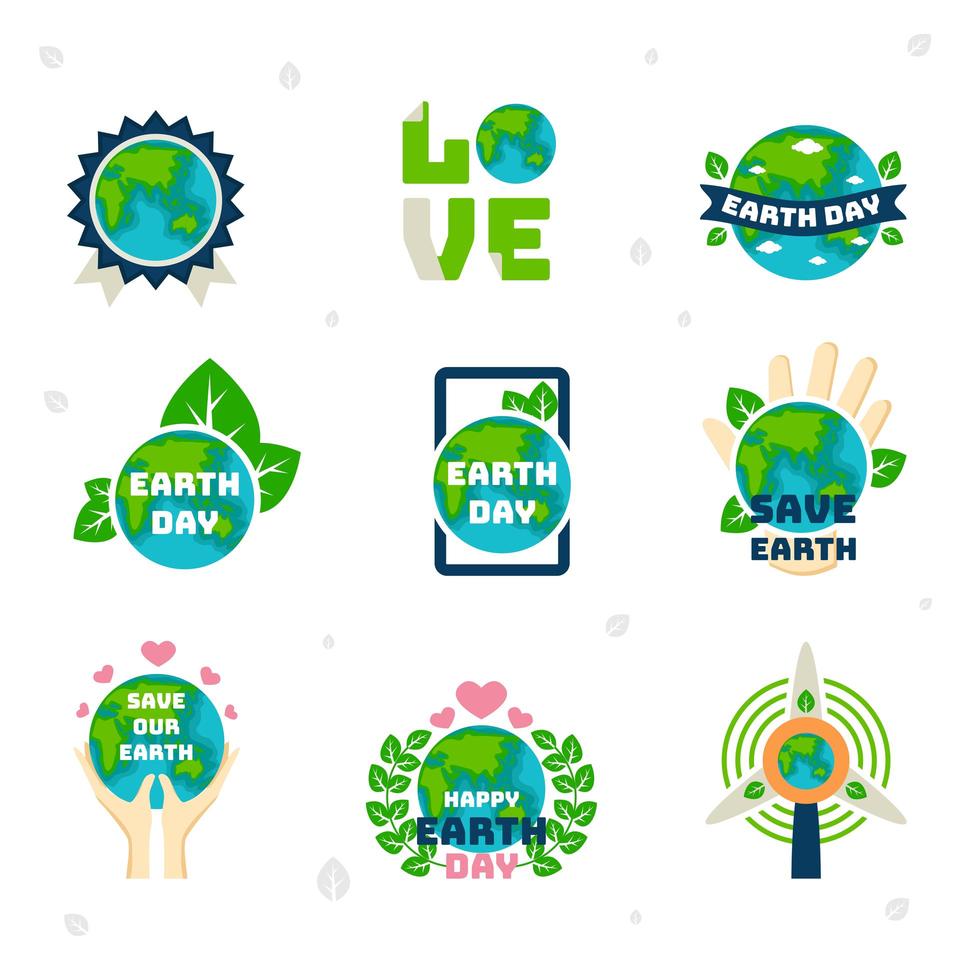 Happy Earth Day Icon vector