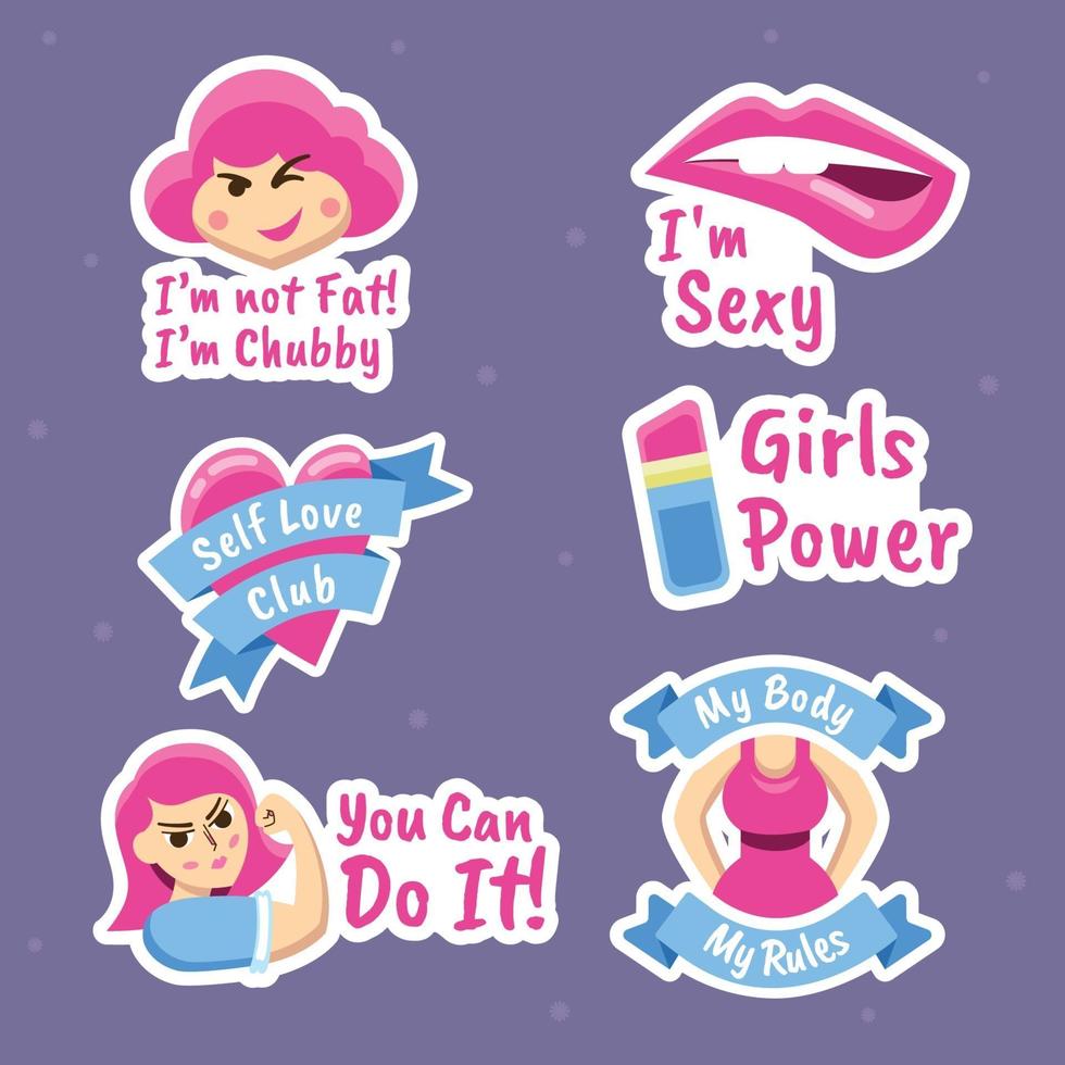 Women's Day Sticker vector