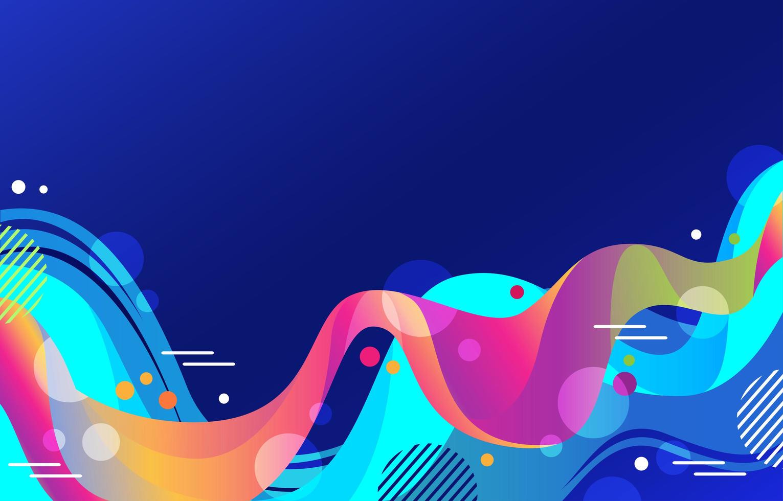 Liquid abstract colorfull background vector