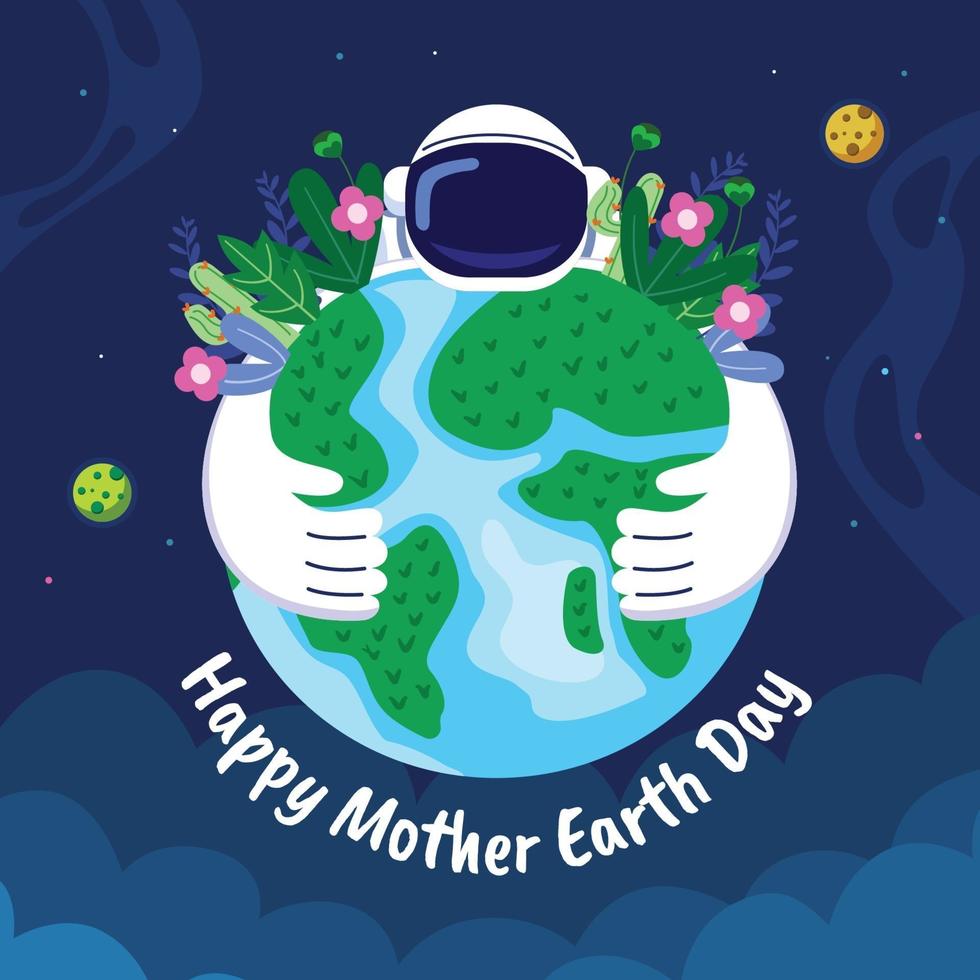 Mother Earth Day Background vector