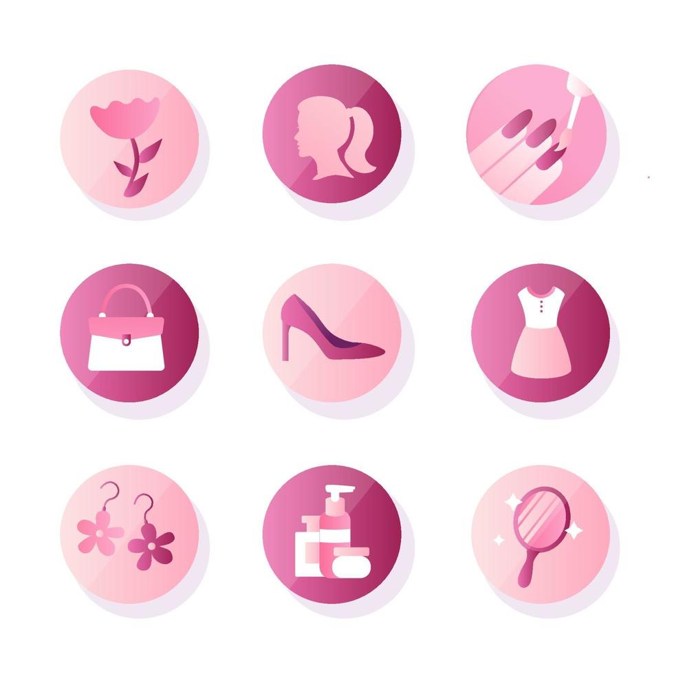 Women Day's Icon Collection vector
