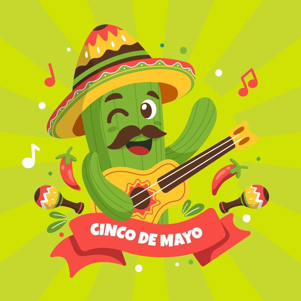 fondo cinco de mayo vector