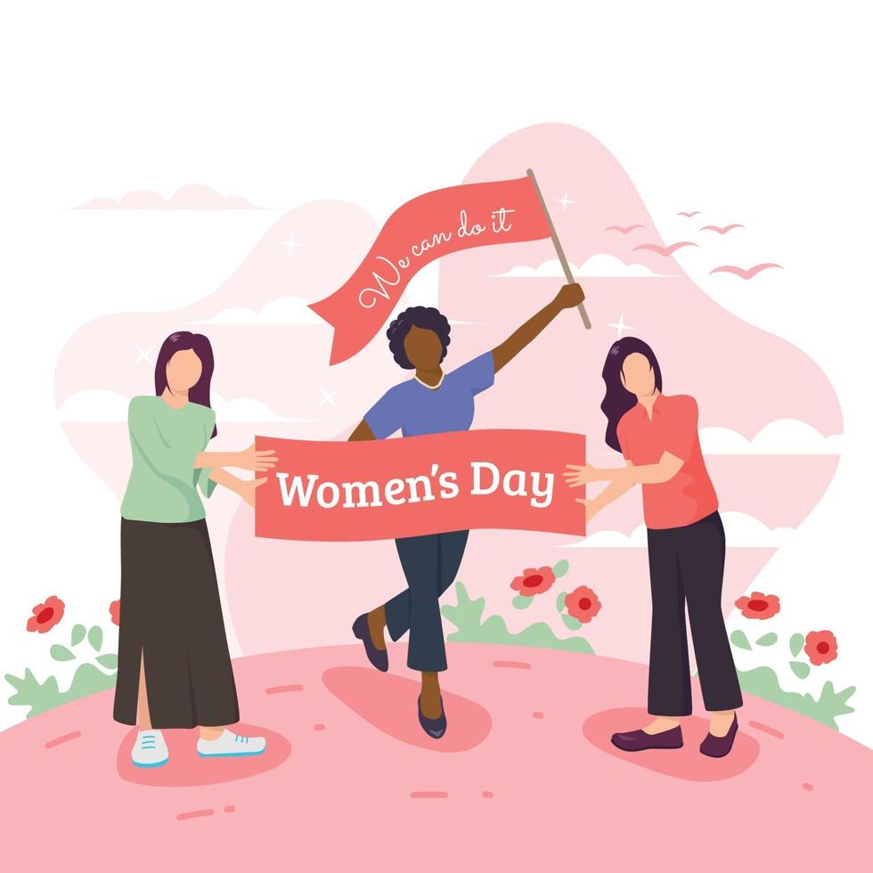 Women's Day Concept Design vector