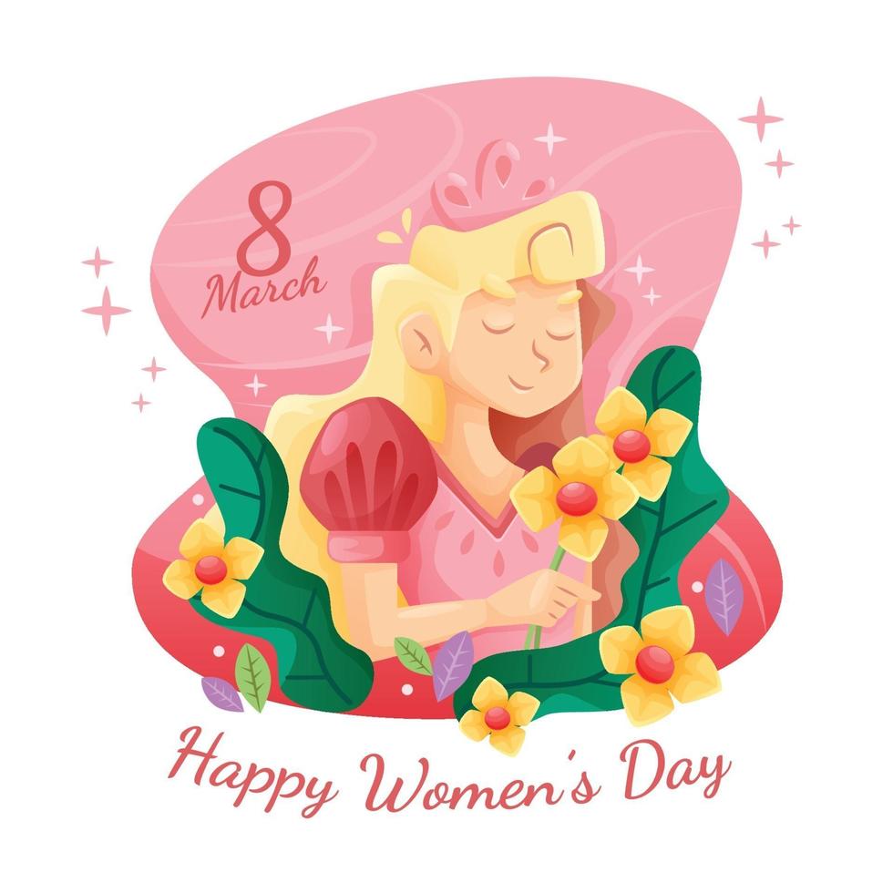 Happy Women's Day Design vector