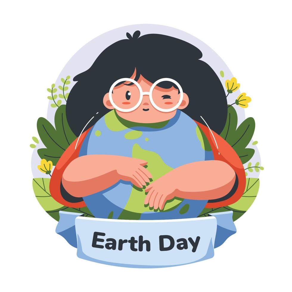 Earth Day Background vector