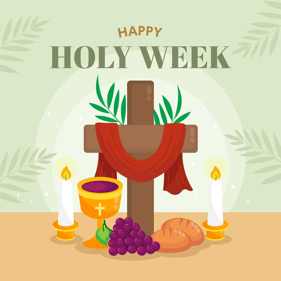 The Calmness of Holy Saturday vector