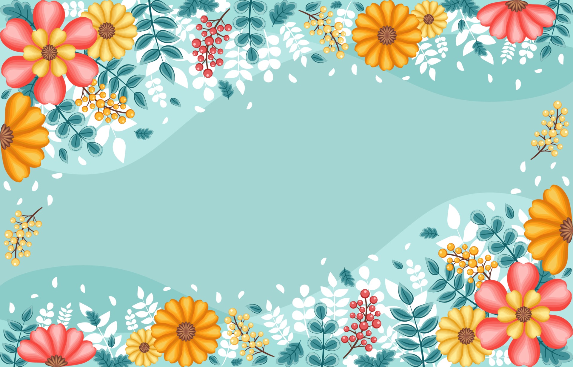 Colourful and Beautiful Spring Floral Background 2072688 Vector Art at  Vecteezy