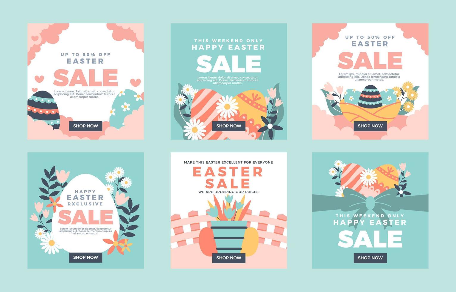 Conspicuous Easter Special Promotion vector