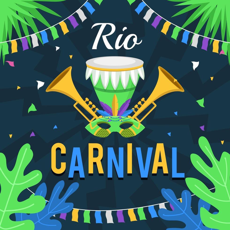 Rio Brazil Festival vector