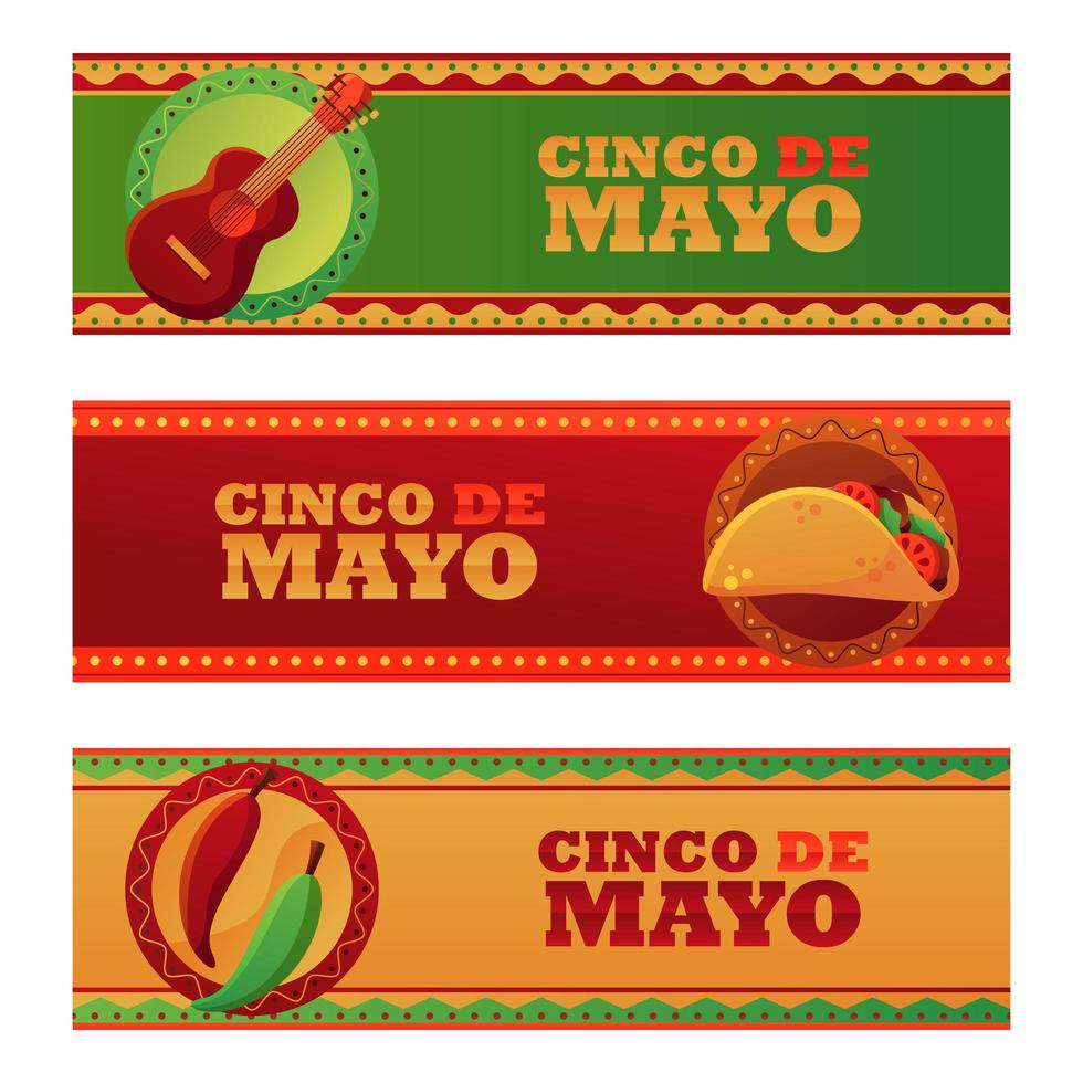 Cinco De Mayo Banner vector