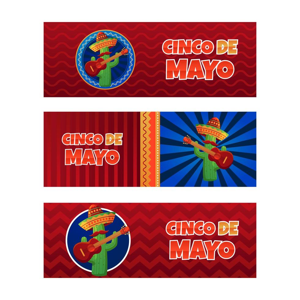 Cinco De Mayo Banner vector